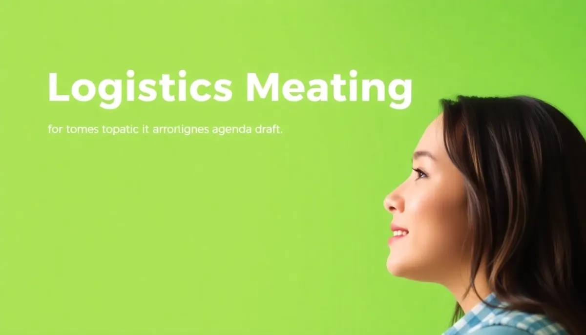 Streamline meeting agendas with our AI-powered ad copy generator, designed specifically for logistics professionals to optimize scheduling and increase productivity.