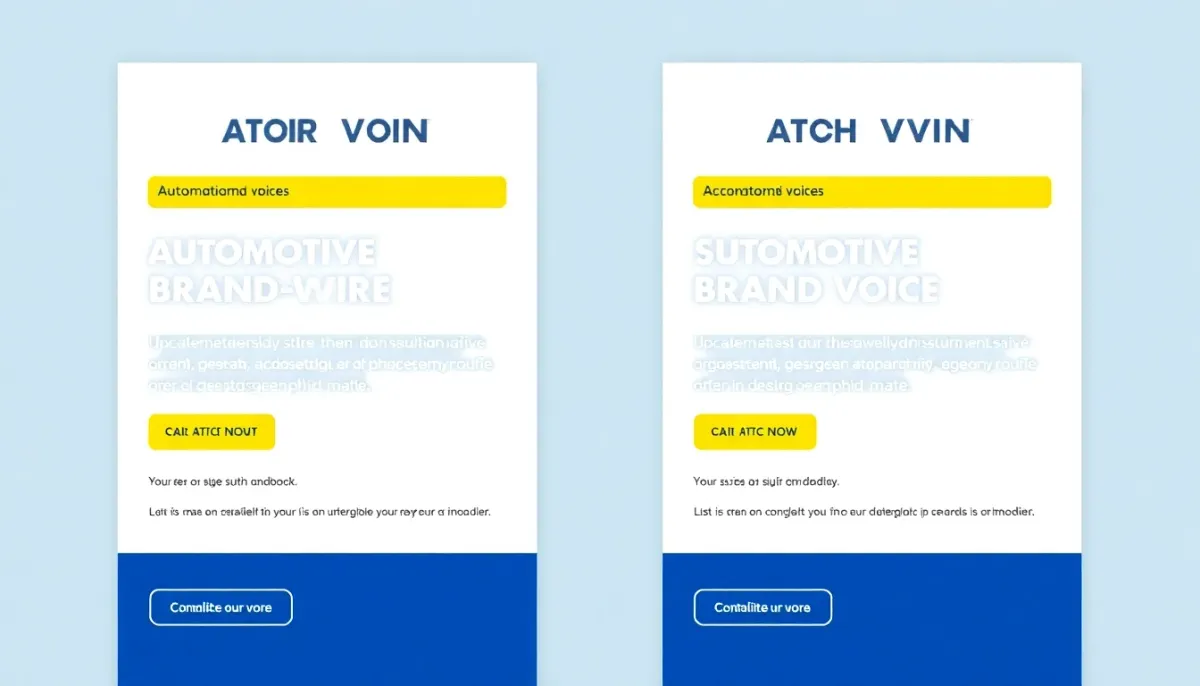 Boost your automotive brand's voice with our AI-powered email writing tool, ensuring consistent tone and style across all communications.