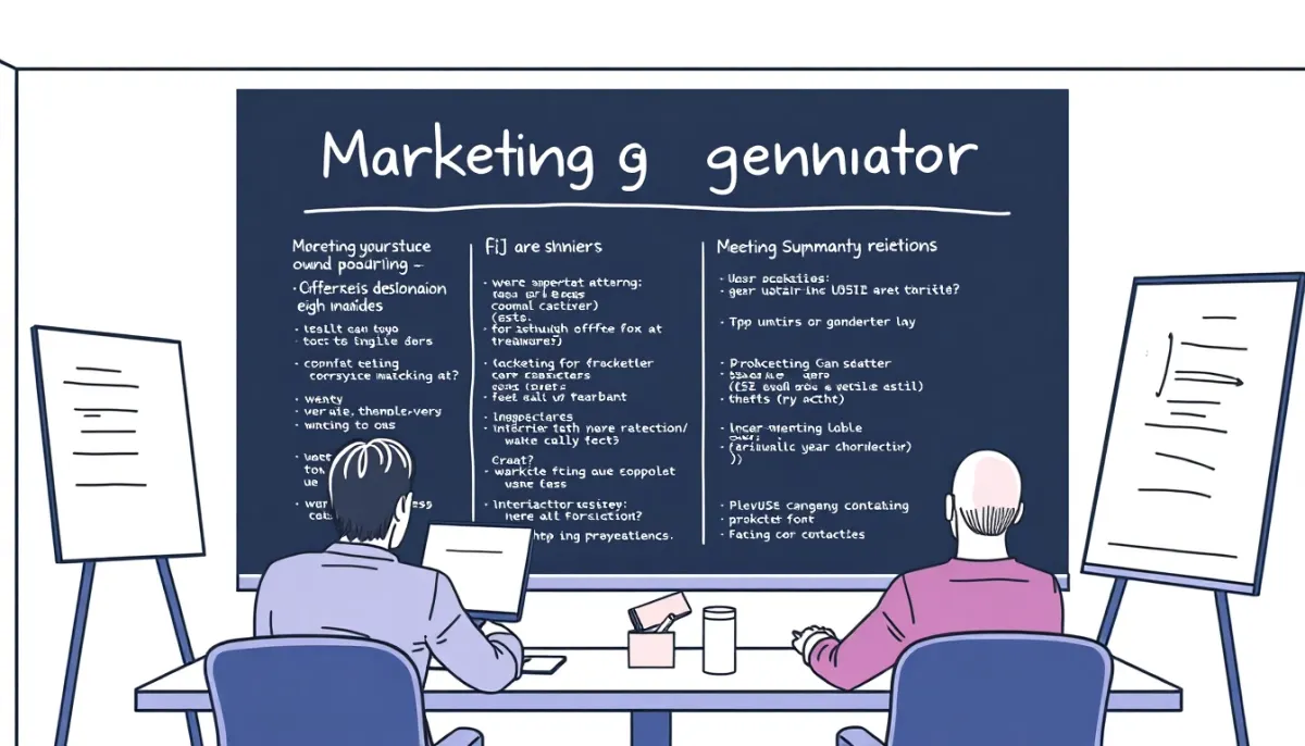 Boost team productivity with AI-driven meeting summaries, automating notes and analysis for marketers, from idea to campaign execution.