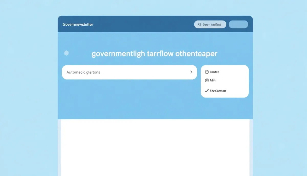 Streamline government processes with an automated newsletter generator, simplifying workflow orchestration and communication for efficient public service delivery.