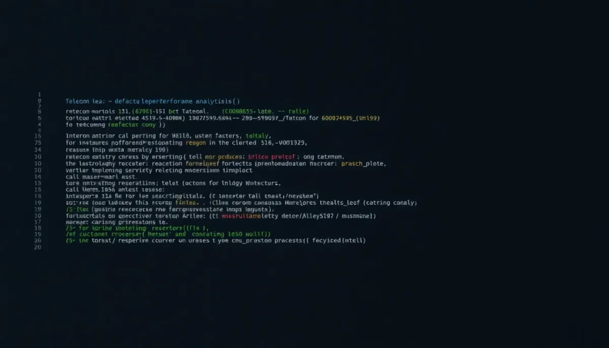 Optimize network performance with our AI-powered code refactoring assistant, designed to streamline telecom analytics and unlock data insights.
