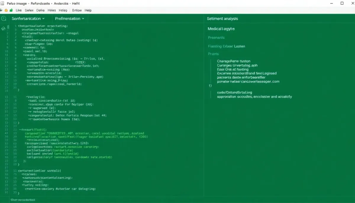 Streamline sentiment analysis in healthcare with our intelligent code refactoring assistant, reducing errors and improving model accuracy.