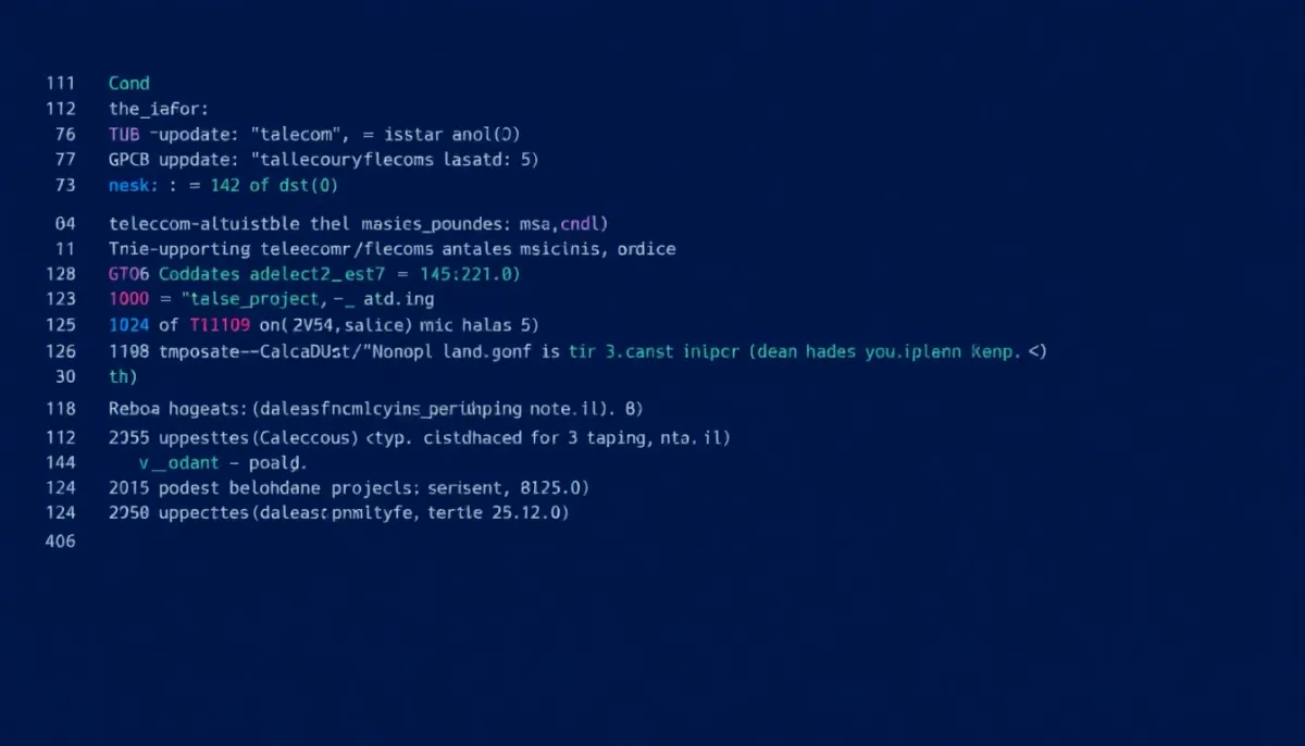 Automatically generate accurate project status reports with our cutting-edge AI-powered code generator, optimized for the telecom industry.