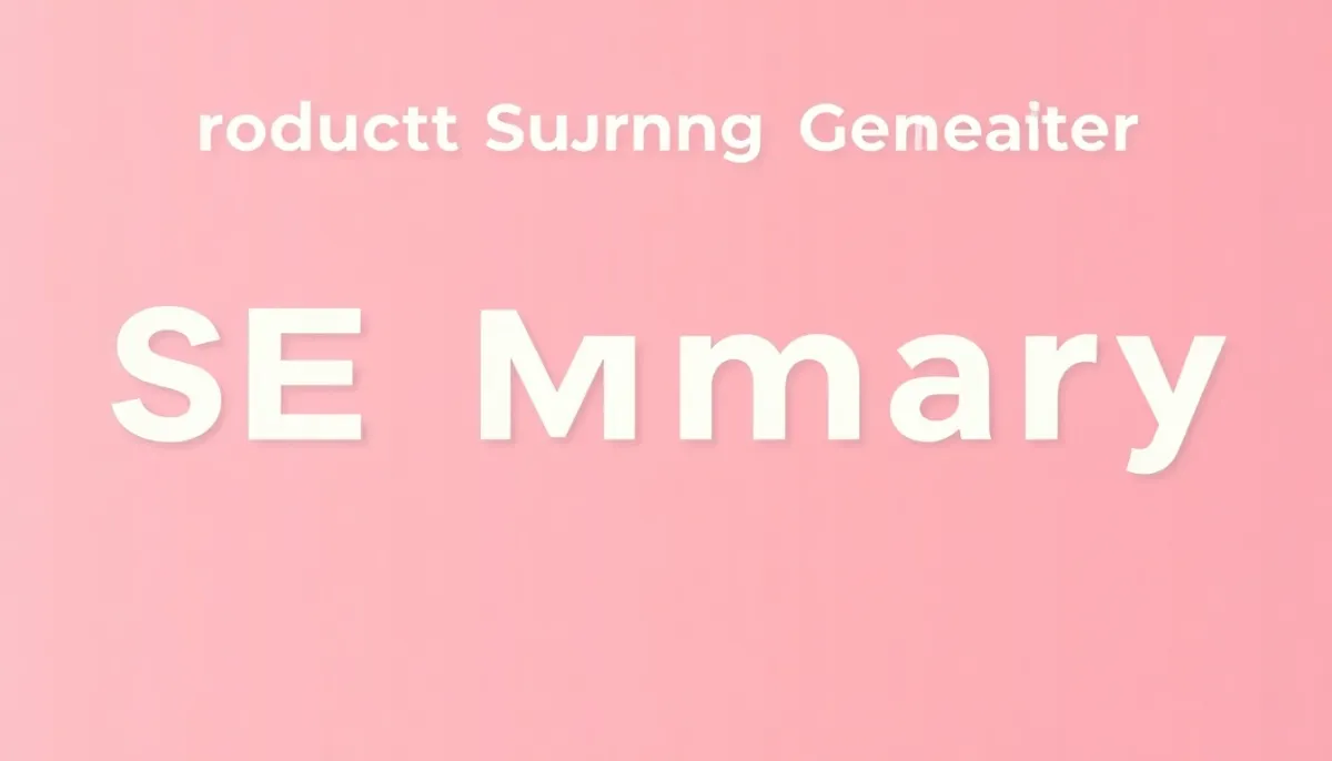 Automate your content creation with our AI-powered text summarizer, designed to optimize product descriptions for SEO and improve conversion rates.