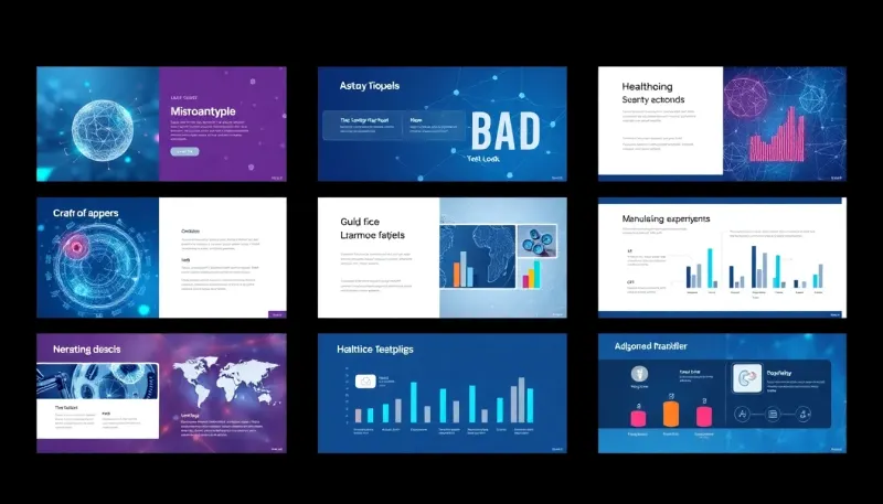 Generate professional and engaging presentation decks with our AI-powered healthcare presentation tool, saving time and improving communication.