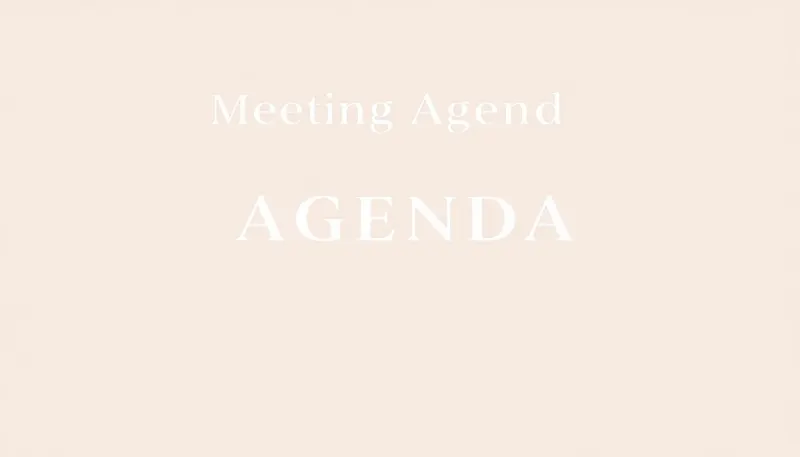 Automate meeting agenda creation for the travel industry with our AI-powered tool, streamlining planning and enhancing productivity.