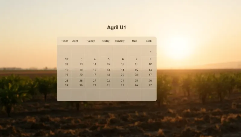 Maximize crop yields with AI-powered calendar scheduling, optimizing farm operations and streamlining resource allocation.