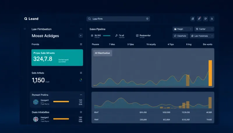 Streamline your law firm's sales pipeline with an AI-driven dashboard, providing real-time insights and actionable data to optimize case outcomes.