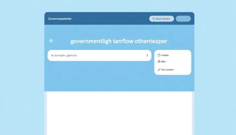 Streamline government processes with an automated newsletter generator, simplifying workflow orchestration and communication for efficient public service delivery.