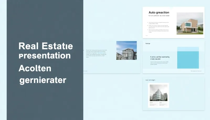 Generate professional, interactive presentation decks with ease. Automate your real estate technical documentation and boost sales with our cutting-edge tool.