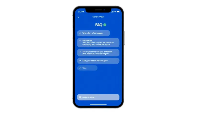 Streamline your mobile app's FAQs with AI-powered automated responses. Automate repetitive queries and provide personalized support with our GPT bot solution.